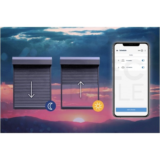 BleBox ShutterBox DIN Inteligentny sterownik rolet Wi-Fi na szynę DIN / TH35 230V SMARTHOME