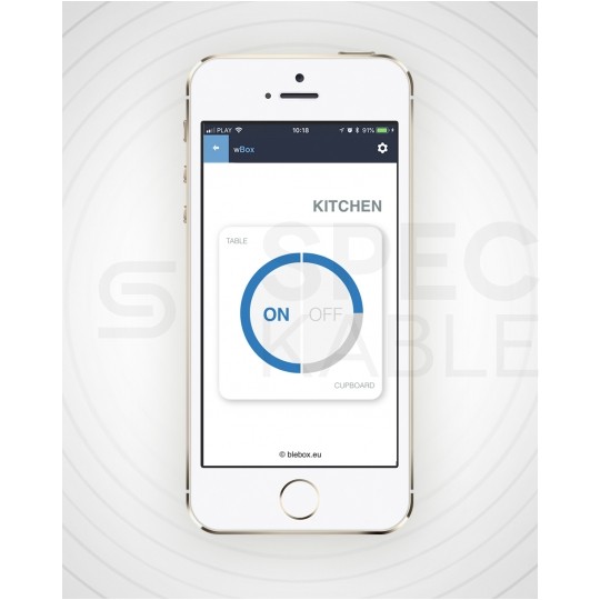 BleBox switchBoxD Inteligentny włącznik 2-kanałowy Wi-Fi podwójny przekaźnik ON/OFF 230V SMARTHOME