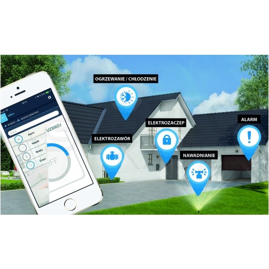 BleBox switchBoxDC Inteligentny włącznik ON/OFF Wi-Fi 1-kanałowy 12-24V SMARTHOME