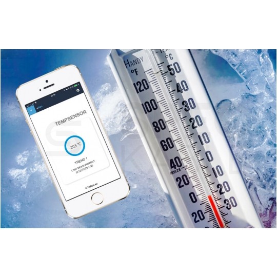 BleBox tempSensor Inteligentny czujnik temperatury Wi-Fi z sondą 1m (-55~125°C) na 5V USB-C SMARTHOME