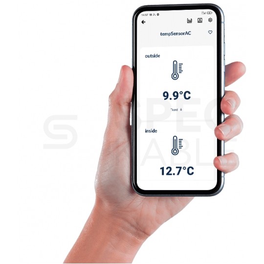 BleBox tempSensorAC Inteligentny czujnik temperatury Wi-Fi 230V IP54 z sondą 1m (-55~125°C) SMARTHOME