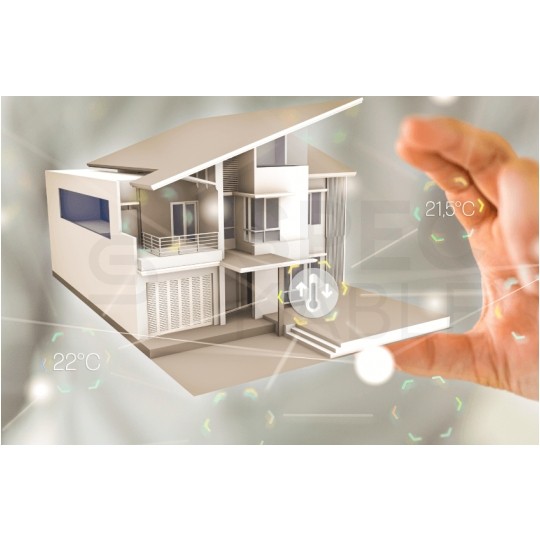 BleBox thermoBox Inteligentny termostat sterownik temperatury Wi-Fi 230V moduł ogrzewania (-55~125°C) SMARTHOME