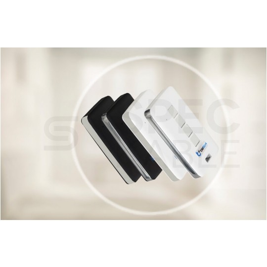 BleBox uRemotePro Uniwersalny pilot do sterowników Wi-Fi bezprzewodowy biały metalowy SMARTHOME