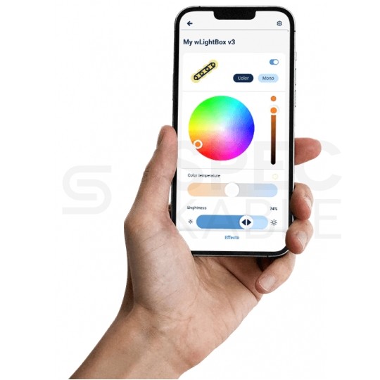 BleBox wLightBox Inteligentny sterownik RGBWW + CCT Wi-Fi do oświetlenia taśm LED 12/24V SMARTHOME