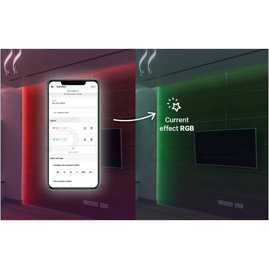 BleBox wLightBox Inteligentny sterownik RGBWW + CCT Wi-Fi do oświetlenia taśm LED 12/24V SMARTHOME