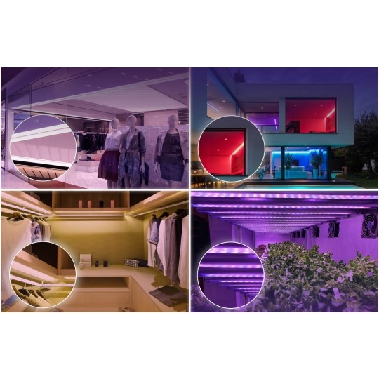 BleBox wLightBox Inteligentny sterownik RGBWW + CCT Wi-Fi do oświetlenia taśm LED 12/24V SMARTHOME