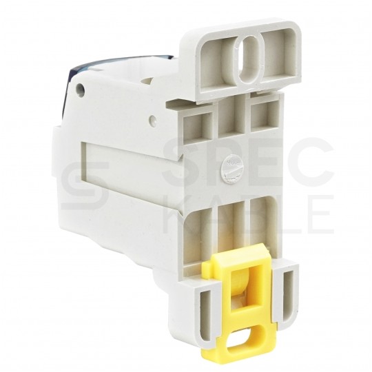 Blok rozdzielczy główny (max. 16mm2) 80A na szynę DIN TH35 niebieski ADELID