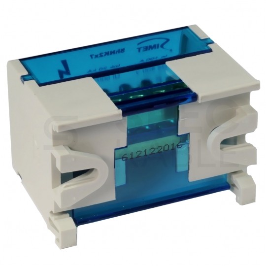 Blok rozdzielczy modułowy ShNK Listwa łączeniowa 2x7 100A na szynę DIN TH35 2x (2x 25mm2 + 5x 6mm2) SIMET