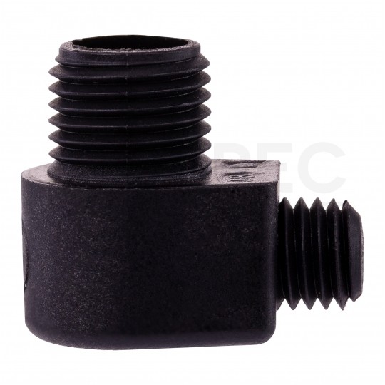 Blokada przewodu boczna do podsufitki oprawki sufitowa M10x1 czarna ALKRI