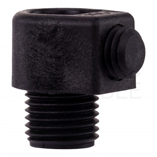 Blokada przewodu boczna do podsufitki oprawki sufitowa M10x1 czarna ALKRI