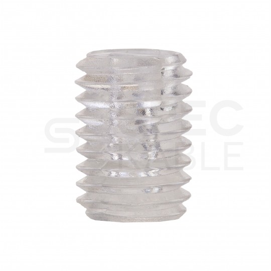 Blokada przewodu boczna do podsufitki oprawki sufitowa M10x1 transparentna ALKRI