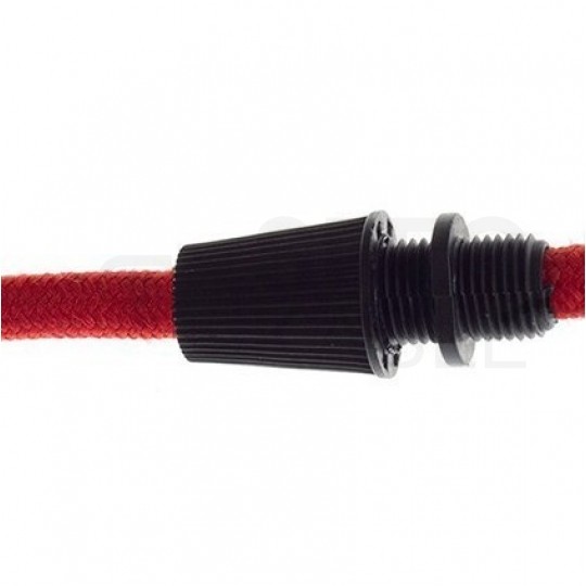 Blokada przewodu do podsufitki oprawki sufitowa M10x1 czarna ALKRI