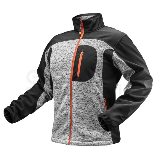Bluza dziana ocieplana, wzmacniana tkaniną SOFTSHELL rozmiar S/48 NEO 81-555-S