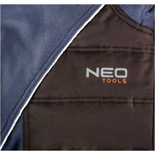 Bluza dziana ocieplana z kapturem robocza, wzmacniana tkaniną SOFTSHELL rozmiar L/52 NEO 81-556-L