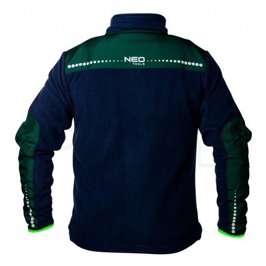 Bluza polarowa robocza premium granatowa, wzmacniana tkaniną Cordury rozmiar M/50 NEO 81-506-M