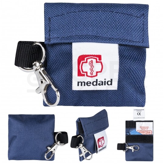 Brelok ratowniczy apteczka granatowy MEDAID