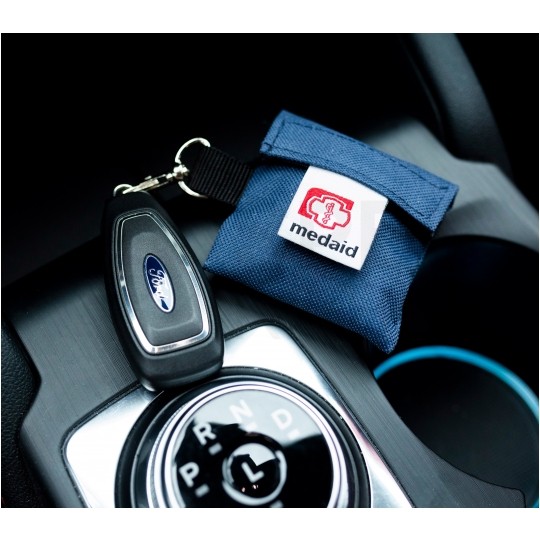 Brelok ratowniczy apteczka granatowy MEDAID