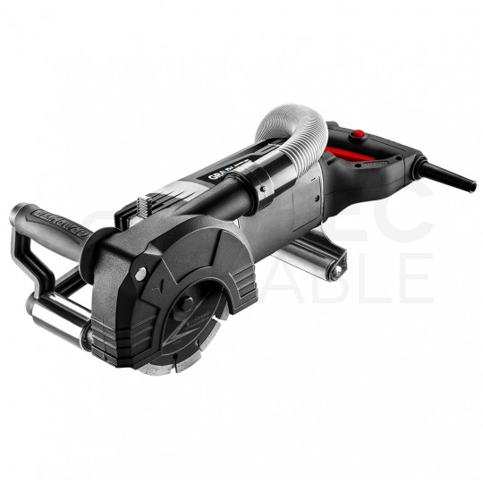 Bruzdownica sieciowa 230V 2400W w zestawie z trzema tarczami 150x22,2mm i walizką GRAPHITE 59G371