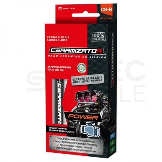CERAMIZATOR CS-B Power Środek do ochrony i rewitalizacji silników benzynowych 10g
