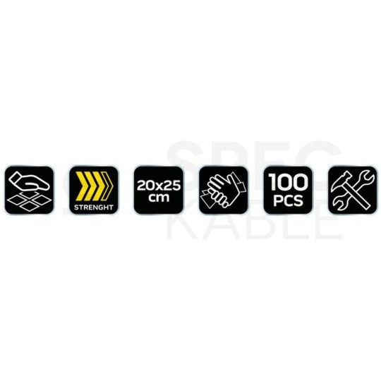 Chusteczki nawilżane do mycia rąk oraz czyszczenia powierzchni i narzędzi z trudnych zabrudzeń, słoik 100 sztuk NEO 10-407