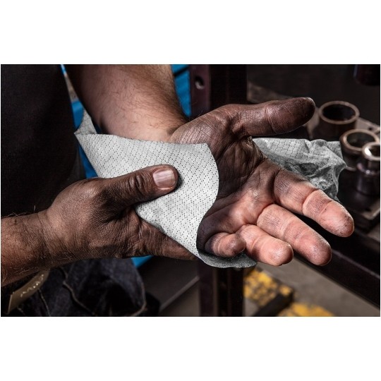 Chusteczki nawilżane do mycia rąk oraz czyszczenia powierzchni i narzędzi z trudnych zabrudzeń, słoik 100 sztuk NEO 10-407