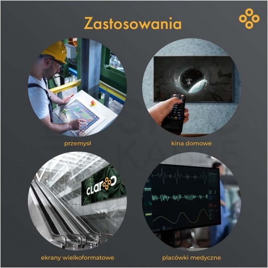 CLAROC Kabel optyczny HDMI 2.0 AOC 4K Premium High Speed Ultra HD 4K@60 15m