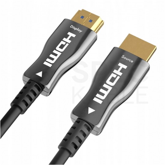 CLAROC Kabel optyczny HDMI 2.0 AOC 4K Premium High Speed Ultra HD 4K@60 40m
