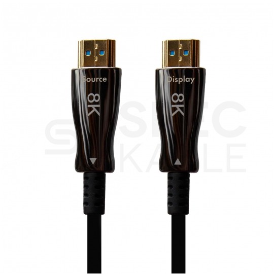 CLAROC Kabel optyczny HDMI 2.1 AOC 8K Ultra High Speed 8K@60 4K@120 15m