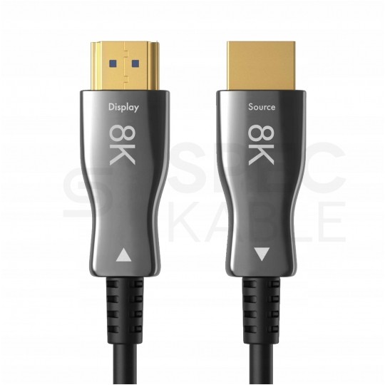 CLAROC Kabel optyczny HDMI 2.1 AOC 8K Ultra High Speed 8K@60 4K@120 30m