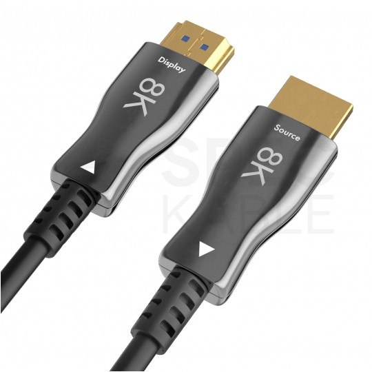 CLAROC Kabel optyczny HDMI 2.1 AOC 8K Ultra High Speed 8K@60 4K@120 5m