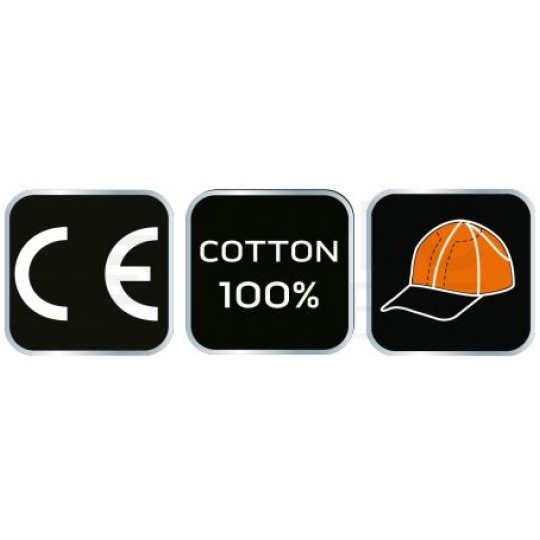 Czapka robocza ochronna z daszkiem i wzmocnieniem, kask czarna 100% bawełna NEO 97-590