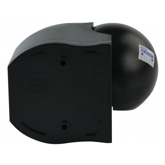 Czujnik ruchu automatyczny PIR, detektor natynkowy okrągły 1200W 230V 180st. IP44 o zasięgu działania do 12m czarny ORNO