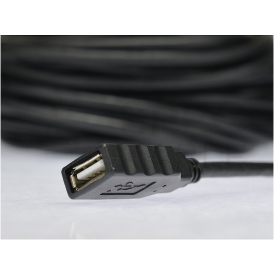 DIGITUS Kabel przedłużacz aktywny USB 2.0 A (wtyk / gniazdo) czarny 10m ze wzmacniaczem