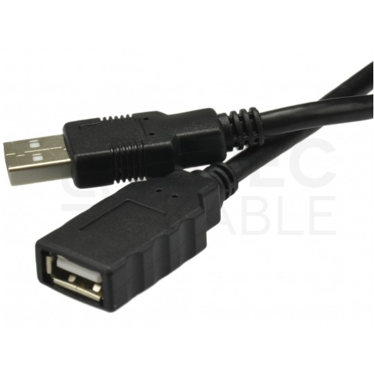 DIGITUS Kabel przedłużacz aktywny USB 2.0 A (wtyk / gniazdo) czarny 15m ze wzmacniaczem