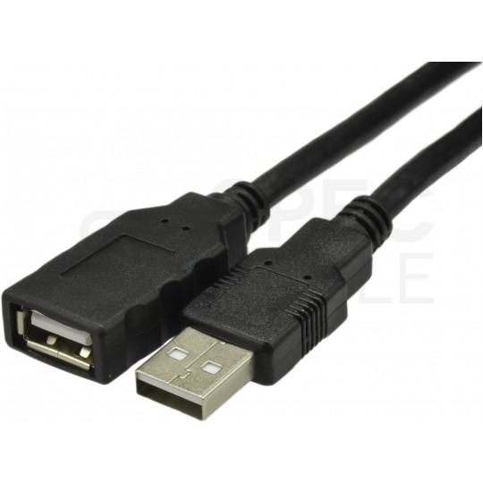 DIGITUS Kabel przedłużacz aktywny USB 2.0 A (wtyk / gniazdo) czarny 15m ze wzmacniaczem