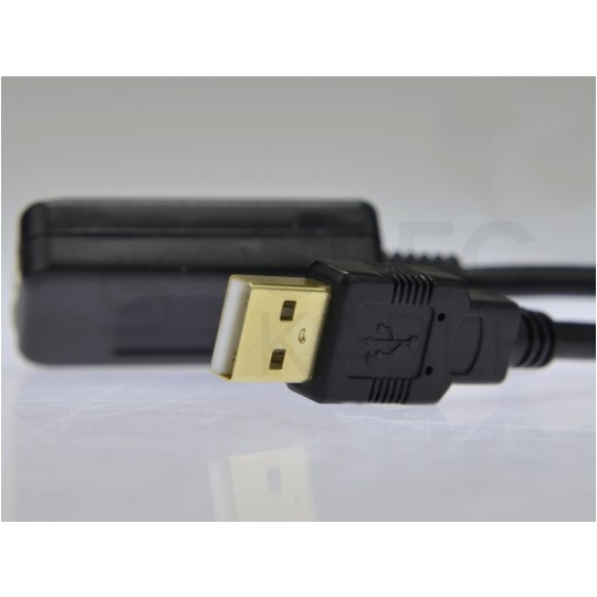 DIGITUS Kabel przedłużacz aktywny USB 2.0 A (wtyk / gniazdo) czarny 5m ze wzmacniaczem