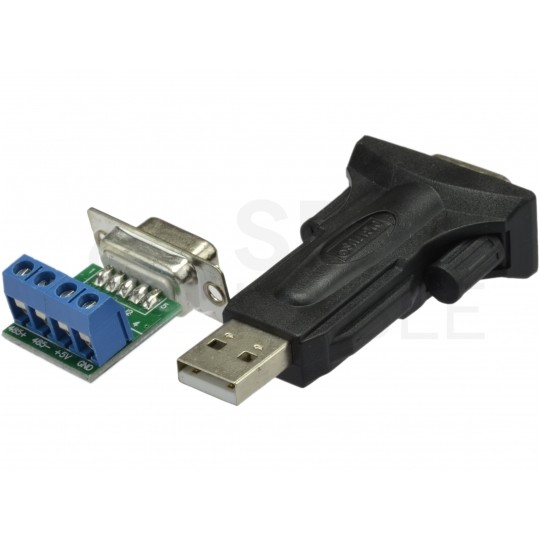 DIGITUS Konwerter szeregowy adapter USB 2.0 A / RS-485 (D-Sub 9-pin)