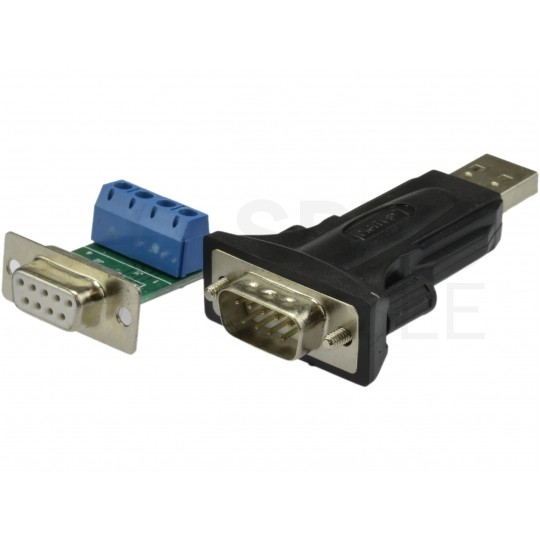 DIGITUS Konwerter szeregowy adapter USB 2.0 A / RS-485 (D-Sub 9-pin)
