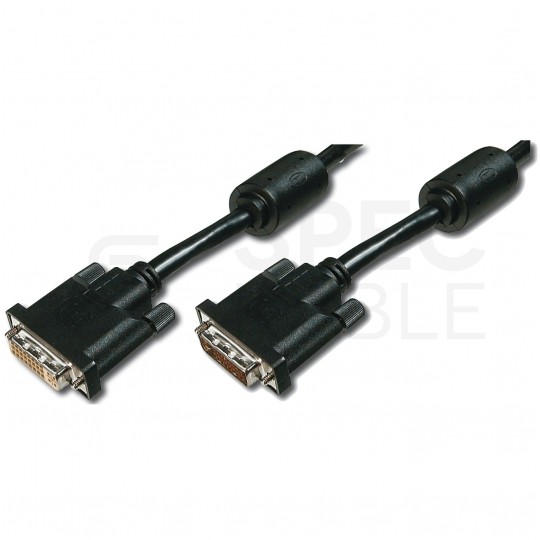 DIGITUS Przedłużacz DVI-D Dual Link (24+1) 2K@60 (wtyk / gniazdo) 3m