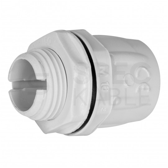 Dławik Dławnica do rur karbowanych giętkich GUS (RSF) fi: 12mm IP65 szara