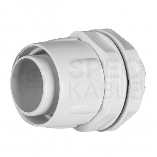 Dławik Dławnica do rur karbowanych giętkich GUS (RSF) fi: 20mm IP65 szara