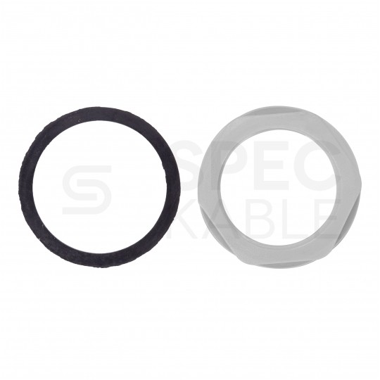 Dławik Dławnica do rur karbowanych giętkich GUS (RSF) fi: 20mm IP65 szara