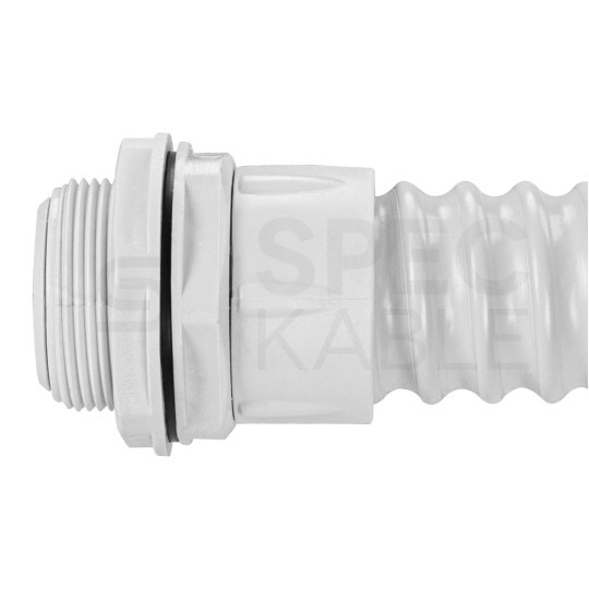 Dławik Dławnica do rur karbowanych giętkich GUS (RSF) fi: 40mm IP65 szara