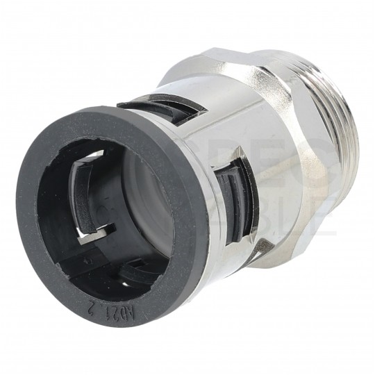 Dławik Dławnica metalowa M25x1,5 do rur karbowanych Ana-Quick roz.17 IP68 ANAMET