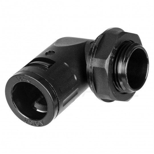 Dławik Dławnica poliamidowa M20x1,5 kątowa 90° do rur karbowanych Ana-Quick roz.12 IP65 ANAMET