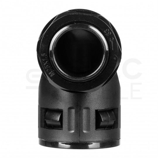 Dławik Dławnica poliamidowa M25x1,5 kątowa 90° do rur karbowanych Ana-Quick roz.23 IP65 ANAMET