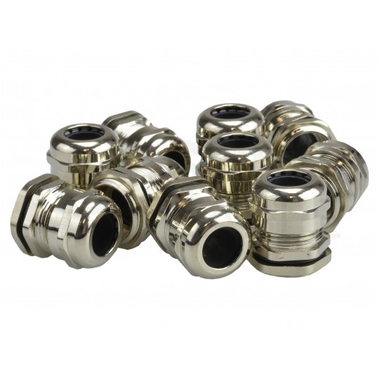 Dławik kablowy Dławnica izolacyjna metalowa PG7 IP68 z nakrętką NEKU