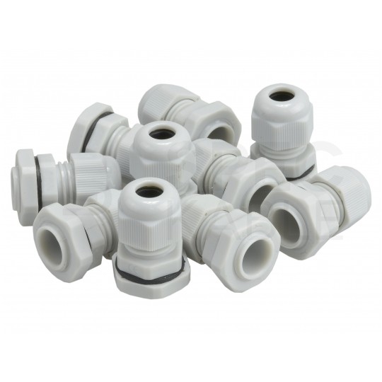 Dławik kablowy Dławnica izolacyjna plastikowa PG7 H szara IP68