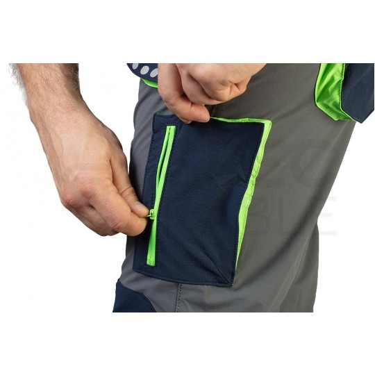 Długie spodnie monterskie PREMIUM 4 Way Stretch robocze z paskiem rozmiar XL/54 NEO 81-231-XL