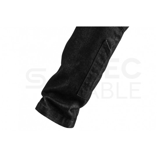 Długie spodnie monterskie, robocze 5-kieszeniowe DENIM jeansowe czarne rozmiar XL/54 NEO 81-233-XL